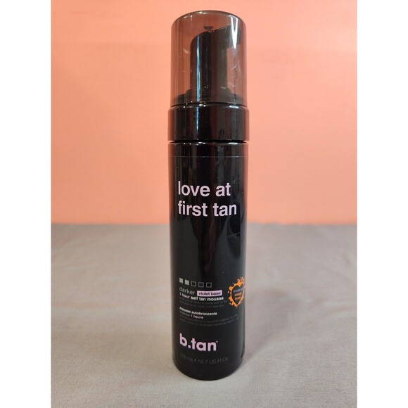 b.tan Love at First Tan Self Tan Mousse Violet Base 6.7 oz - Picture 1 of 4